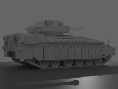 IDF Nammer with 30mm turret 3D print model