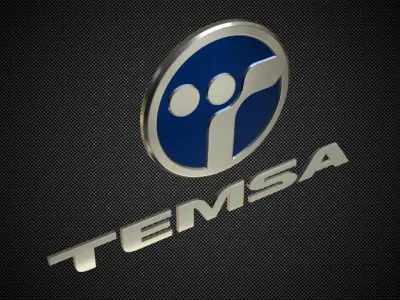 temsa logo 3D model