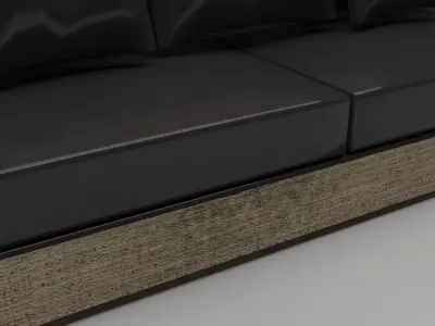 Outdoor Sofa 3D model 2