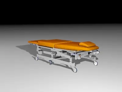 Ambulance Bed for Ambulance 3D model
