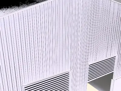 Industrial Building High Res 3D model