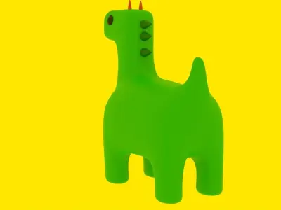 toy dinosaur Low-poly Free low-poly 3D model