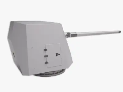 Mark 45 mod4 3D model 3D model