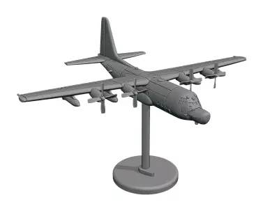 Lockheed MC-130H Combat Talon II 3D print model