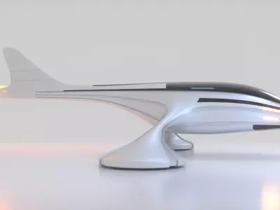 Futuristic Drone C 1 3D model