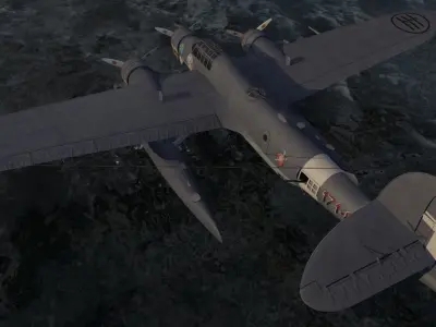 CANT Z-506C Airone 3D model