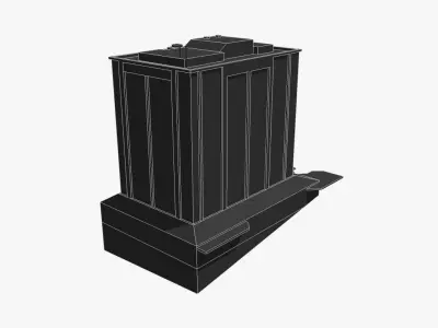 Boeing House Low-poly 3D model