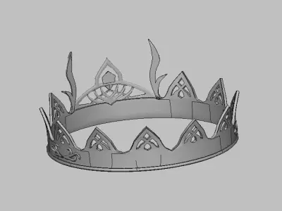 Fantancy crown Tiara 3D print model
