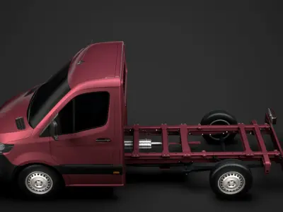 RAM Sprinter Chassis Single Cab L1 FWD 2020 3D model