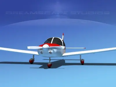 Piper PA-28-235 Cherokee  V15 3D model