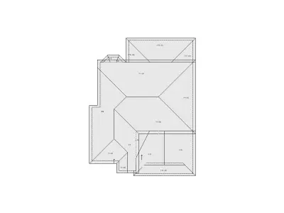 Residential Roof Sketch - 31-40 SQ - Xactimate 3D model