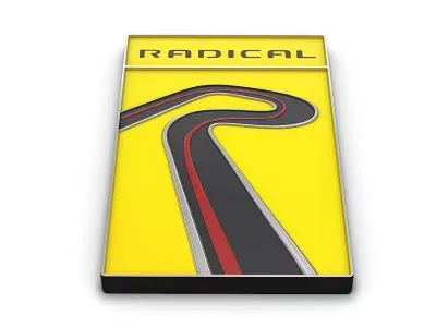 Radical logo 3D model