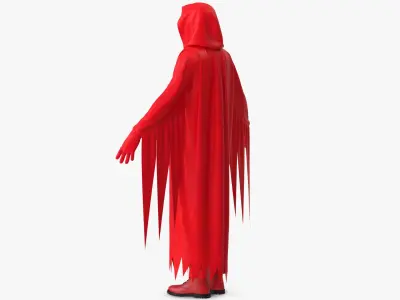 Hooded Costume 12 3D model