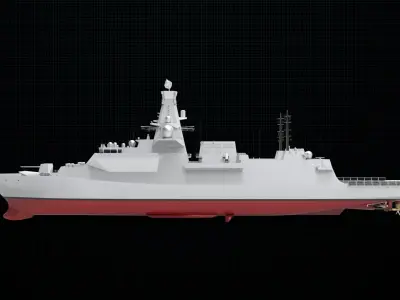 Frigate type 26 3D model