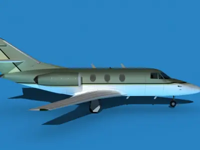 Dassault Falcon 10 V10 3D model