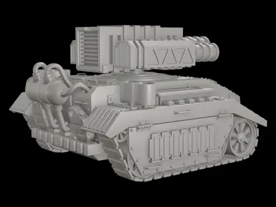Concept Tank 3 - Only Mesh 3D model
