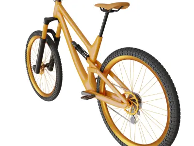 Mountain Bike 3D model 3
