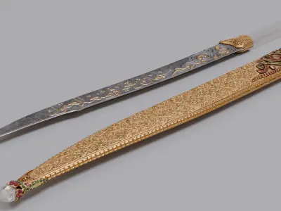 Ottoman Dagger 3D model