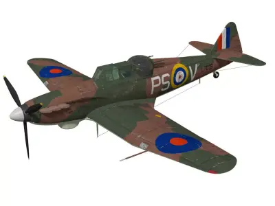 Boulton Paul Defiant Mk1 3D model