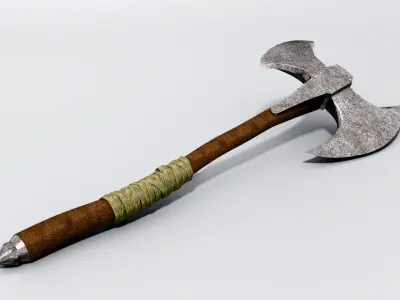 Warrior Weapons Set 3D model