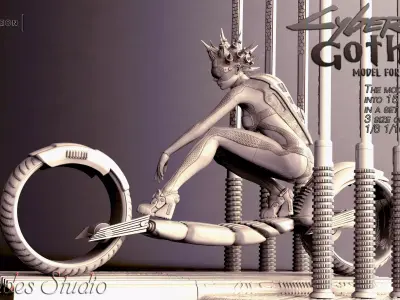 Cyber Gothic 3D print model