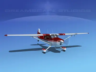 Cessna 170 V03 3D model