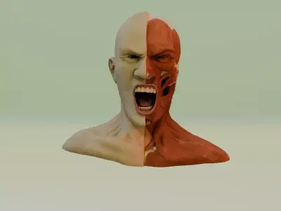 the anatomy of rage 3D model