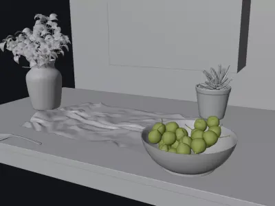 3D Scene For Product Renders 01 Free 3D model