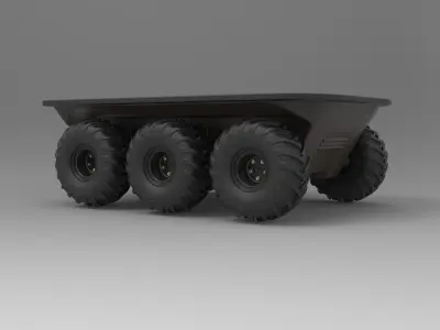Argo platform 6x6 3D model