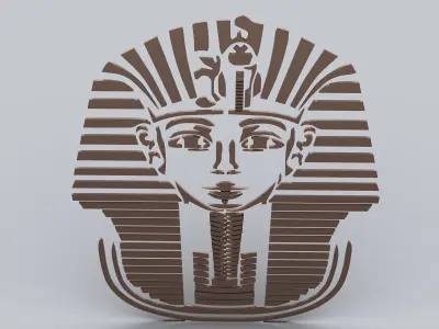 Egyptian Symbols - 055 - Topology Low-poly 3D model