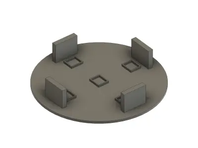 Helipad for Mini RC Helicopter 3D print model