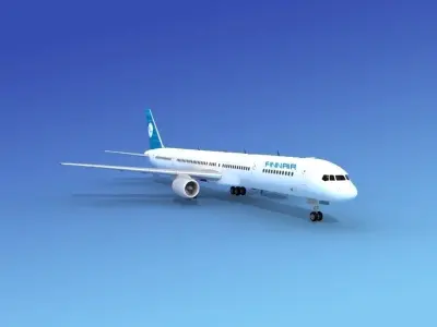 Boeing 757-300 Finnair 3D model