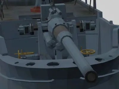 free submarine low-poly 3D model Free low-poly 3D model