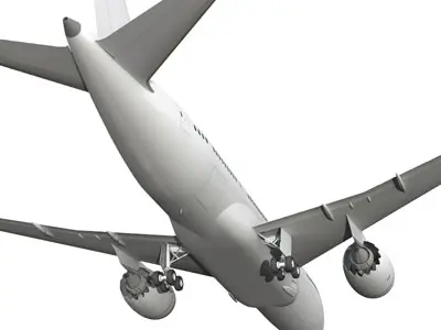 787 Airplane 3D model