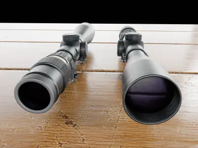 Trijicon AccuPoint scope Low-poly 3D model