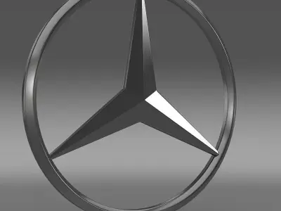 Mercedes Logo 3D model