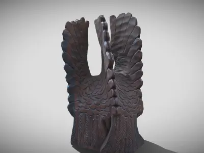 The Hawk Low-poly 3D model