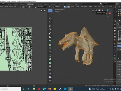 Modelo Espinossauro By BluRaptorMsv Free low-poly 3D model