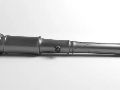 Saker Cannon 3D model