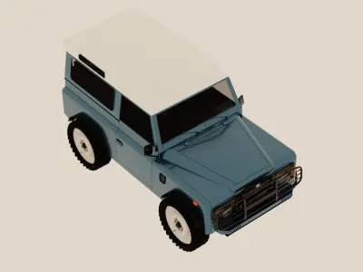 Land Rover Defender 90 Free 3D model