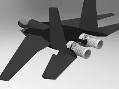 Aircraft design F15 3D model