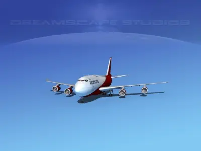 Boeing 747-400 Armcorps Cargo 3D model