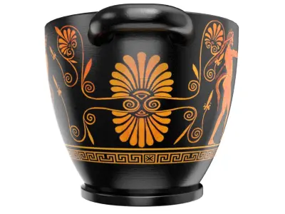 Skyphos - Ancient Greek Pottery 3D model