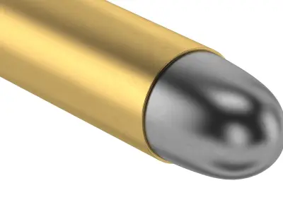 Bullet 30 AUTO Low-poly 3D model