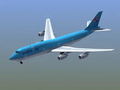 B747 Airliner 3D model