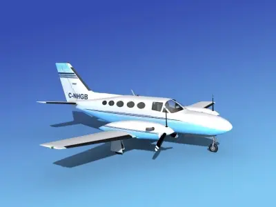 Cessna 425 Conquest I V11 3D model