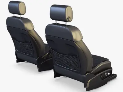 Car Seat Front 3D model