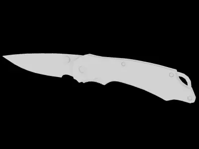 Pocket Knife Low-poly 3D model