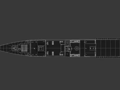 Navy Ship Formidable 3D model