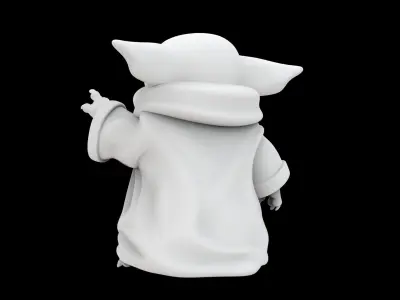Baby Yoda 3D Print Model Grogu 3D print model